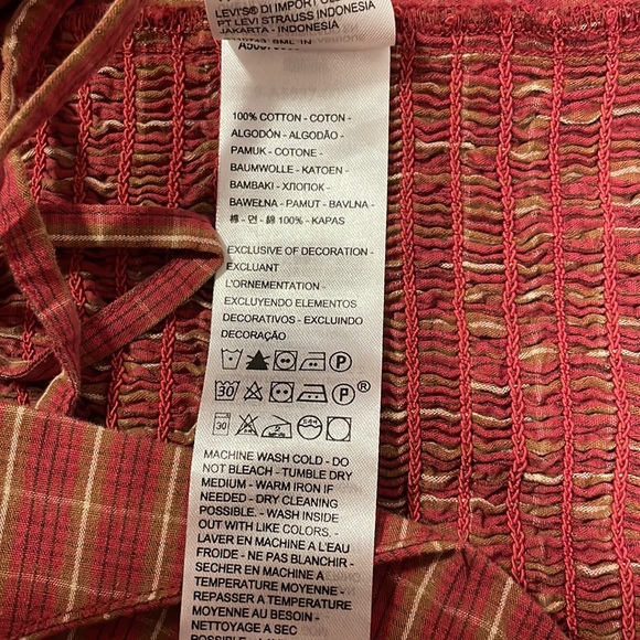 Levi’s The Finn Statement Blouse, sz 2X - Picture 12 of 15